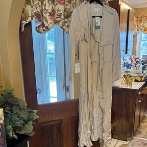 H&M Light Beige Trench Coat for Women